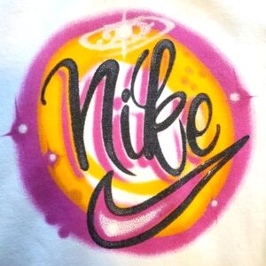Nike airbrush hoodie size men's medium